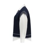 دو تیکه شومیز سفید و ژیله بافت زنانه فارل - Image 2