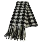 شال زنانه موهر چهارخانه پنجره