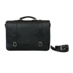 کیف اداری مردانه مشکی تمام چرم پنجره کد: FMC92