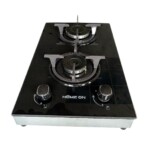 اجاق گاز صفحه ای هومان دو شعله عمودی رومیزی مدل آلما A1 FV2C - Image 2