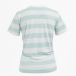 تی شرت نخی زنانه فارل راه راه سبز کم رنگ - Image 2