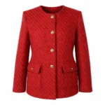 کت شنل زنانه قرمز فارل کد: FK138