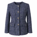 کت شنل زنانه آبی لاجرودی فارل کد: FK139