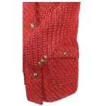 کت شانل زنانه قرمز فارل کد: FK138