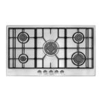 اجاق گاز رومیزی پنج شعله استیل لوکس ALFA هومان