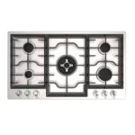 اجاق گاز رومیزی پنج شعله استیل تایمر دار MEGA هومان