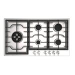 اجاق گاز رومیزی پنج شعله استیل تایمر دار TITAN هومان