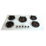 اجاق گاز رو میزی پنج شعله شیشه سفید SEPEHR هومان